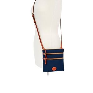 Dooney & Bourke Nylon North South Triple Zip Crossbody
